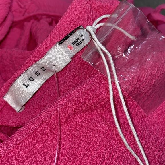 NWT Lush Beautiful Pink Maxi Dress with Cutouts Size S - Picture 13 of 14